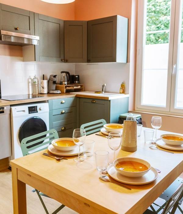 L'Escapade, logements 6 personnes, cuisine tout équipé
