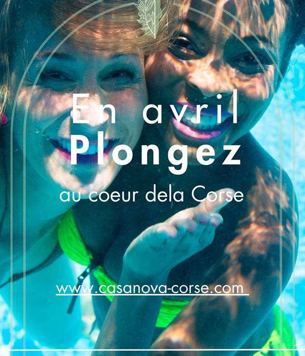 En avril on se baigne en Corse