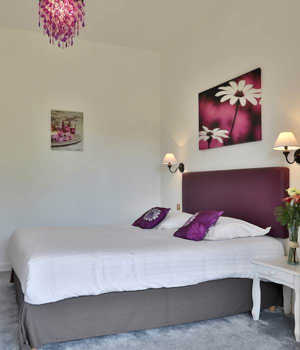 Chambre Gentilhommière 22 en rez dejardin de 2 à 3 personnes