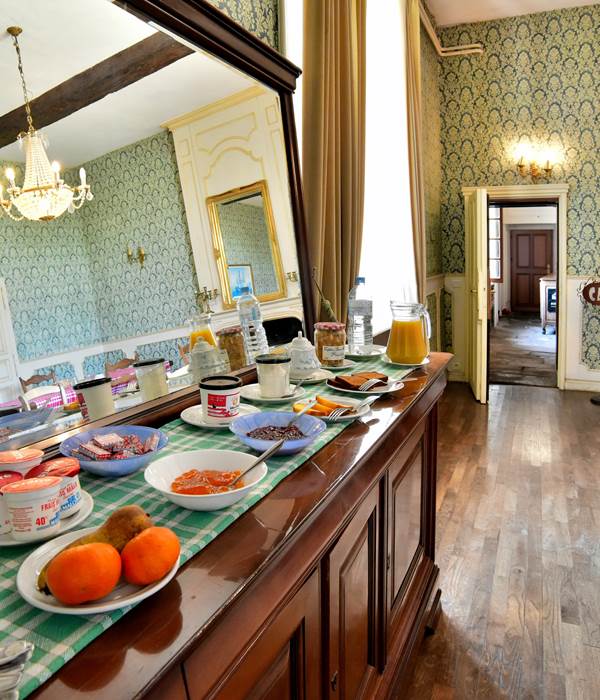 Salon vert  Petit déjeuners buffet
