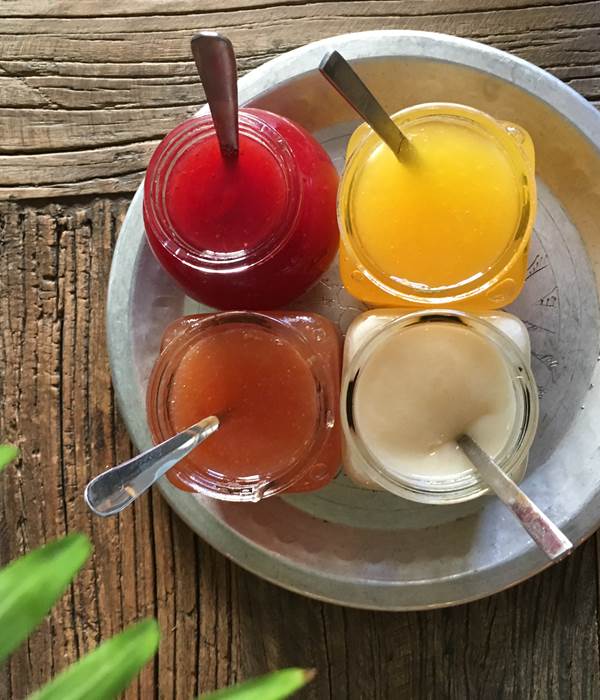 confitures et miel de la maison !