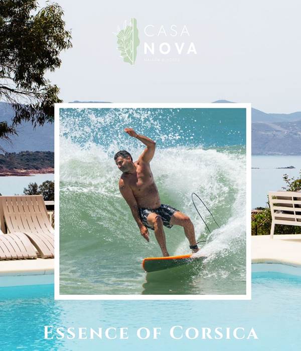 Sagone, le surf en Corse