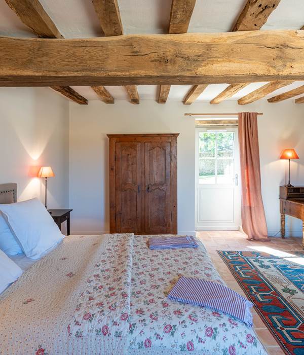 Chambre du Cerf avec accès direct au jardin