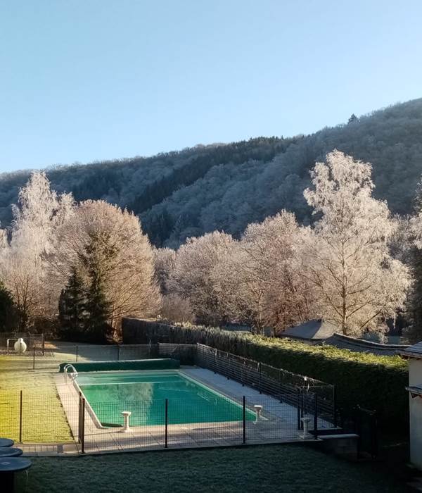 Vue vers jardin hiver