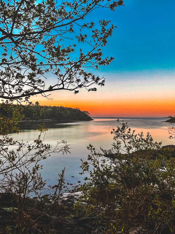 Anse Saint-Laurent vue sur la baie de La Forêt-Fouesnant au pied du Chalet-gallery-offer