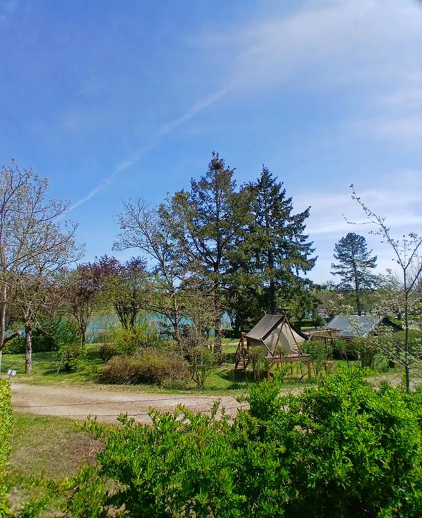 vue depuis le haut du camping