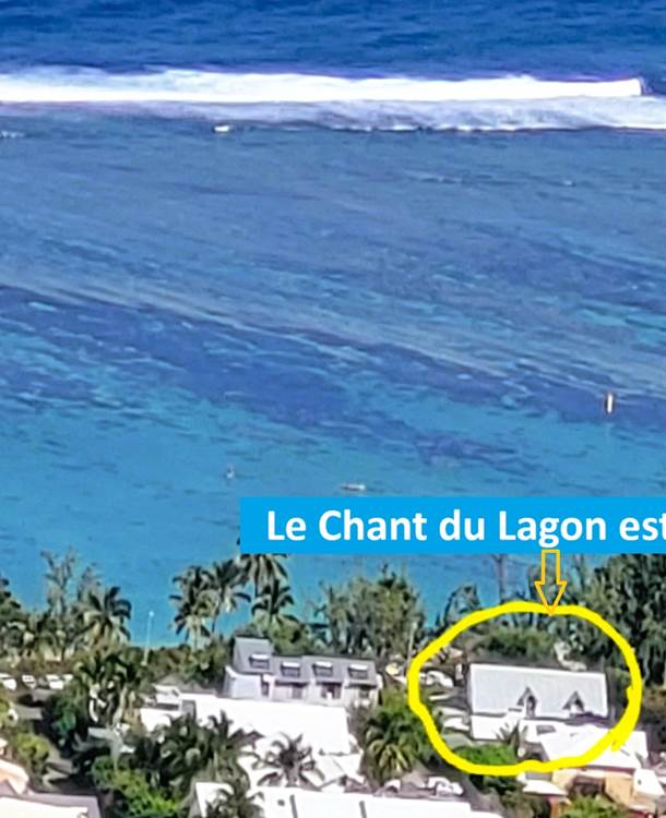 plan le chant du lagon vue du ciel
