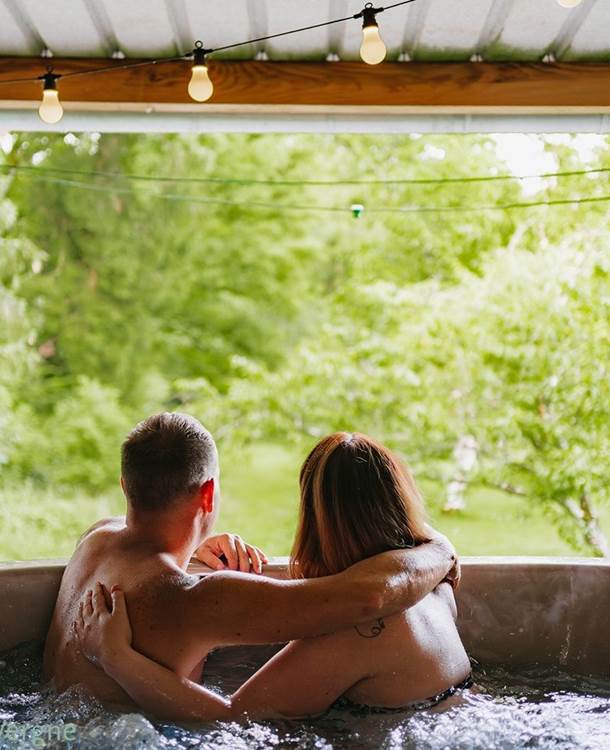 Espace bien-être : idéal pour profiter en amoureux . Crédit photo : Laura Vergne