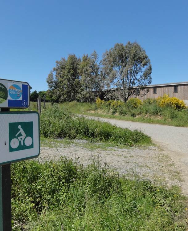 Au pied de la Vélo Maritime