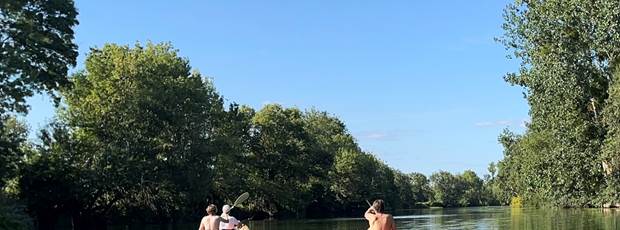 Location saisonniere en bord de rivière Maine et Loir kayak