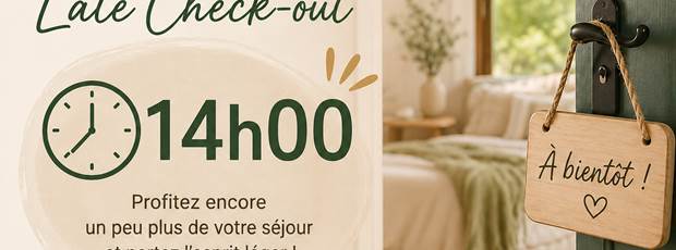 late check out 14h00