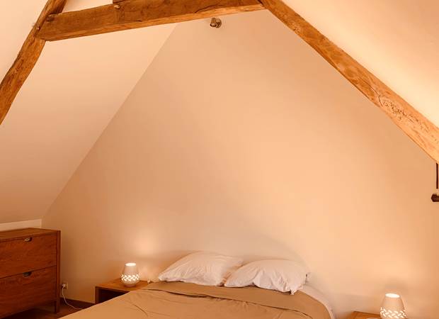 Chambre triple, lit confortable 