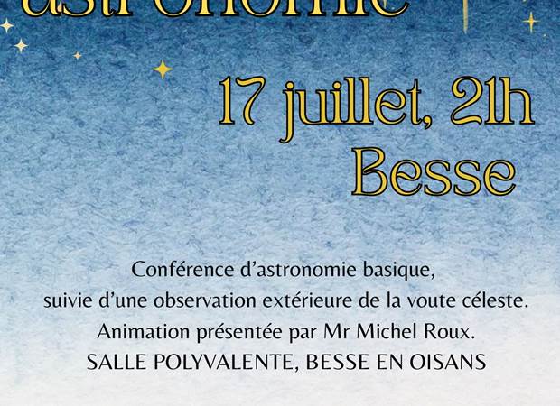 Soirée astronomie