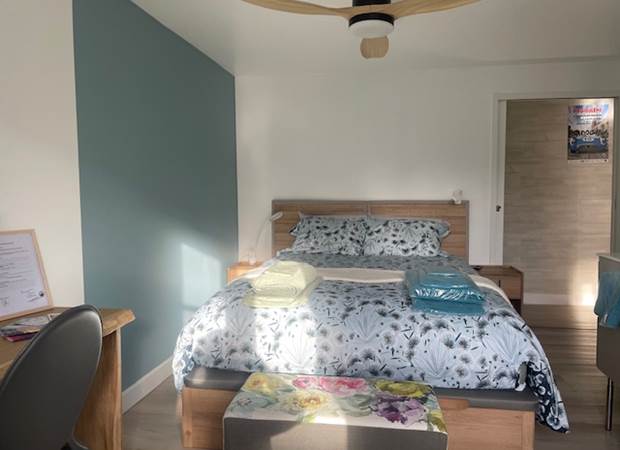 Chambre bleue