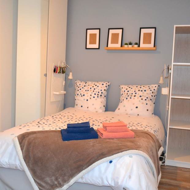 Residence des 3 îles_Etables-sur-mer_Brehat_Lit 140 cm