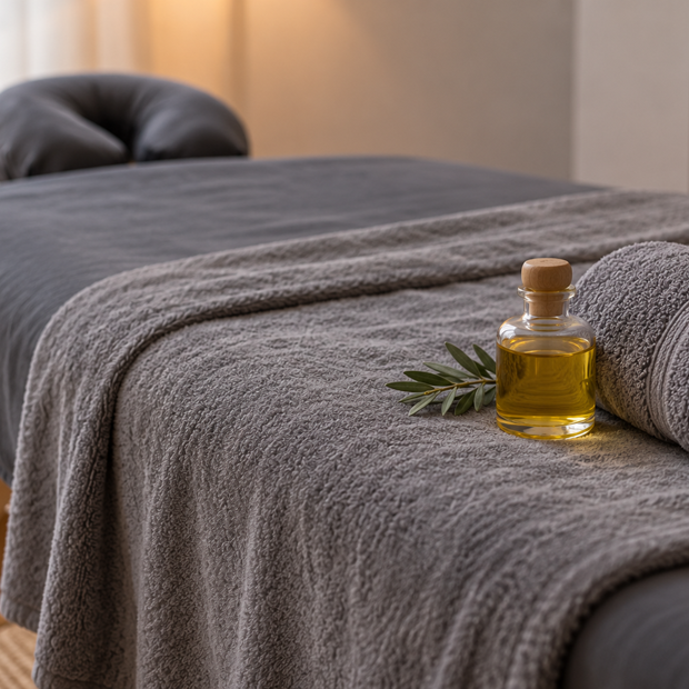 massage-relaxant-linge-gris