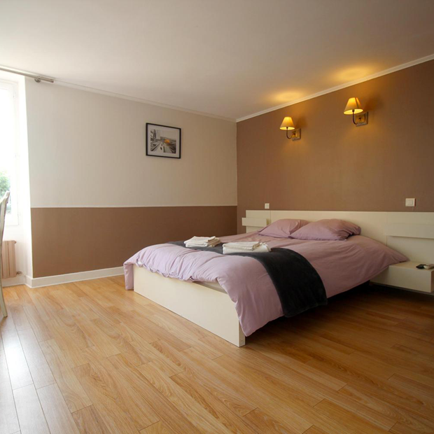 Chambre double vue cour