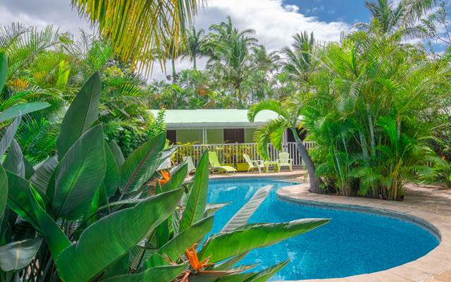 gite ylang et ylang 2 face à la Piscine