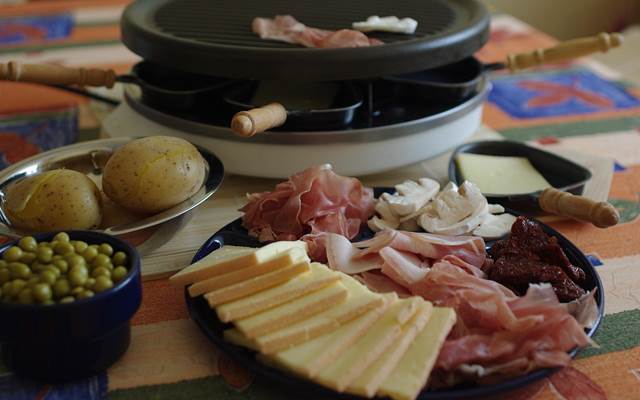 Raclette au Clos des Oliviers