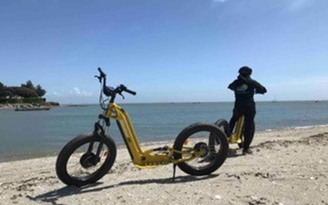 Trottinette électrique tout terrain Presqu'île de Rhuys