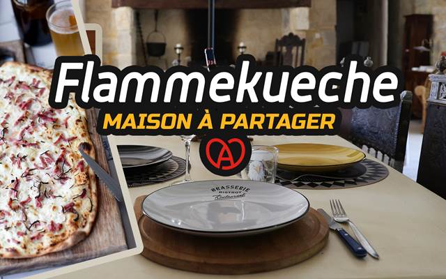 Chateau de Saint Chamarand - flammekueche