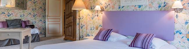 Chambre Parme château de 2 à 5 couchages