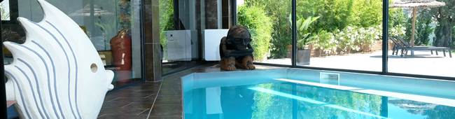 Piscine interieure chauffee
