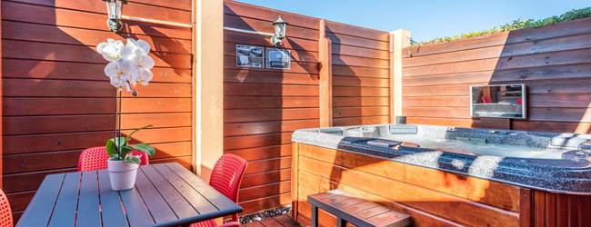 Terrasse privé Bungalow Premium Spa