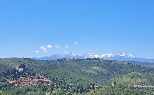 Castelnou depuis le point de vue