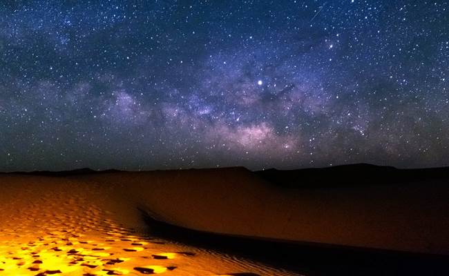 La nuit magique dans les dunes
