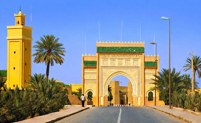 La porte de Rissani, l'une des plus belles du Maroc