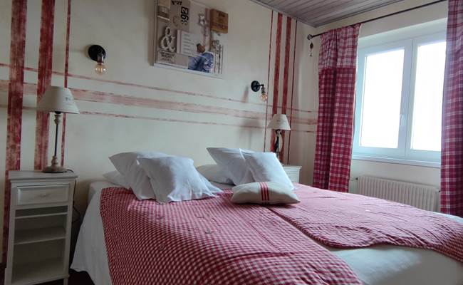 chambre lin et ficelle, vue massif des Vosges
