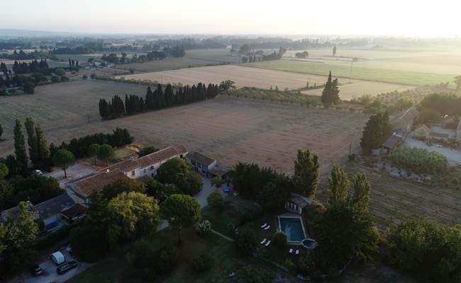 Vue aérienne - Justin de Provence à Orange