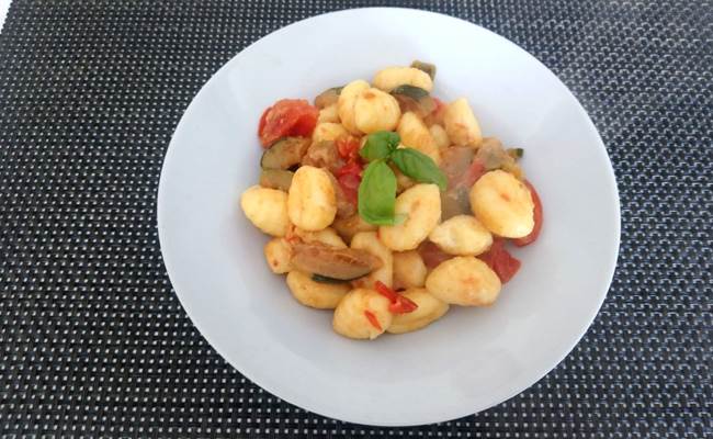 Gnocchi aux petits légumes