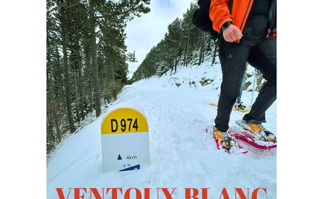 Le Mont Ventoux enneigé