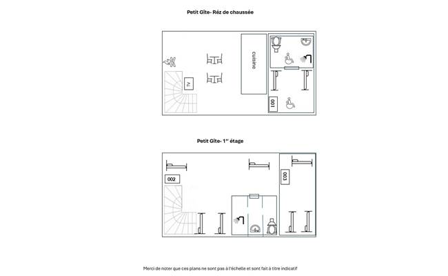 Plan Petit Gîte