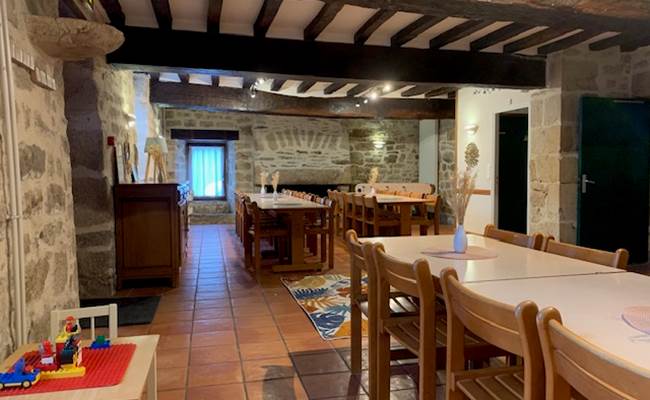 salle de réception Grand Gîte Ty Bihui Bretagne