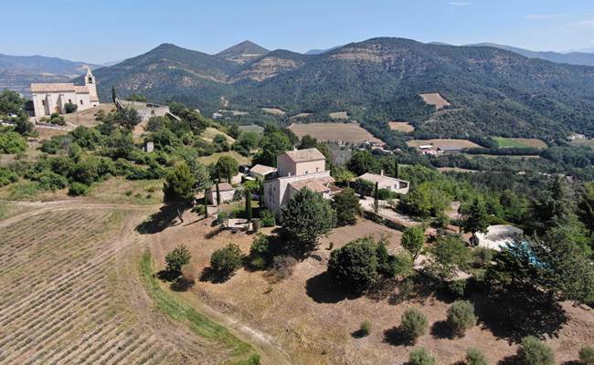 Vue aérienne du domaine