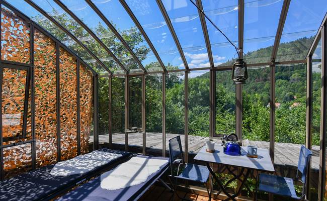 Le Chalet scandinave: une fenêtre sur le ciel