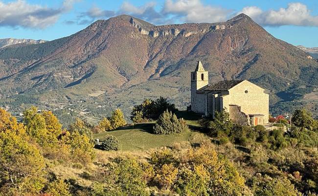 L'église romane du Vieil Aiglun