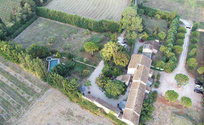 Vue aérienne - Justin de Provence à Orange