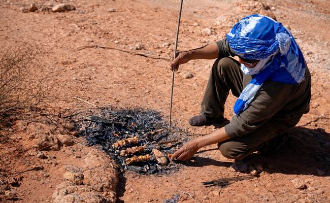 Barbecue improvisé pendant un circuit en 4x4