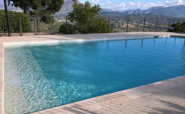 La piscine en hiver