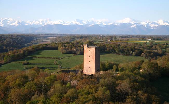 Montaner vue aérienne pyrénées