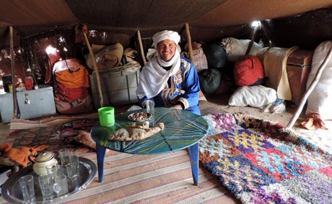 Dans un campement nomade