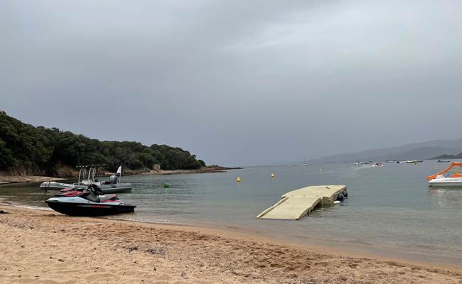 La plage d'Orcino