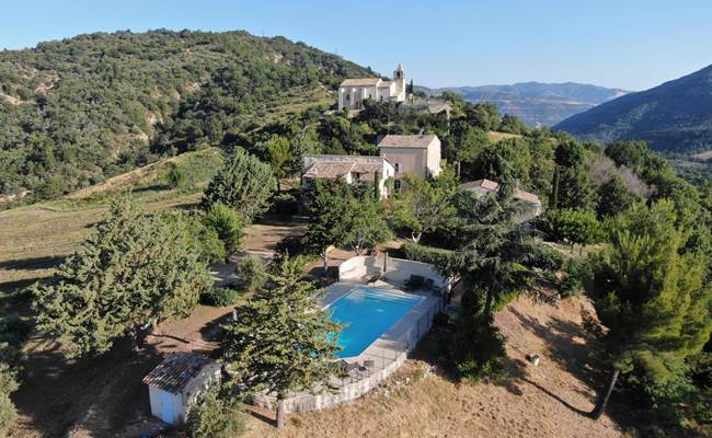 Vue aérienne du domaine