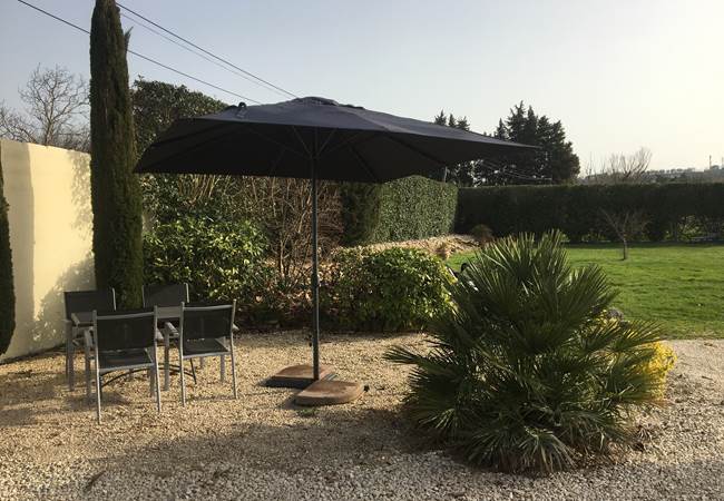 espace terrasse du gite