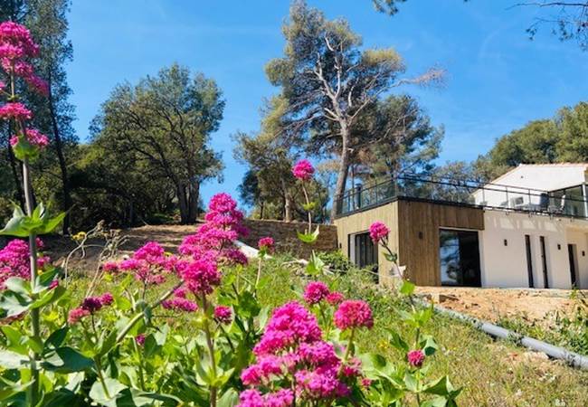 Extension de villa face à la mer