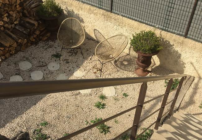 acces direct depuis le jardin